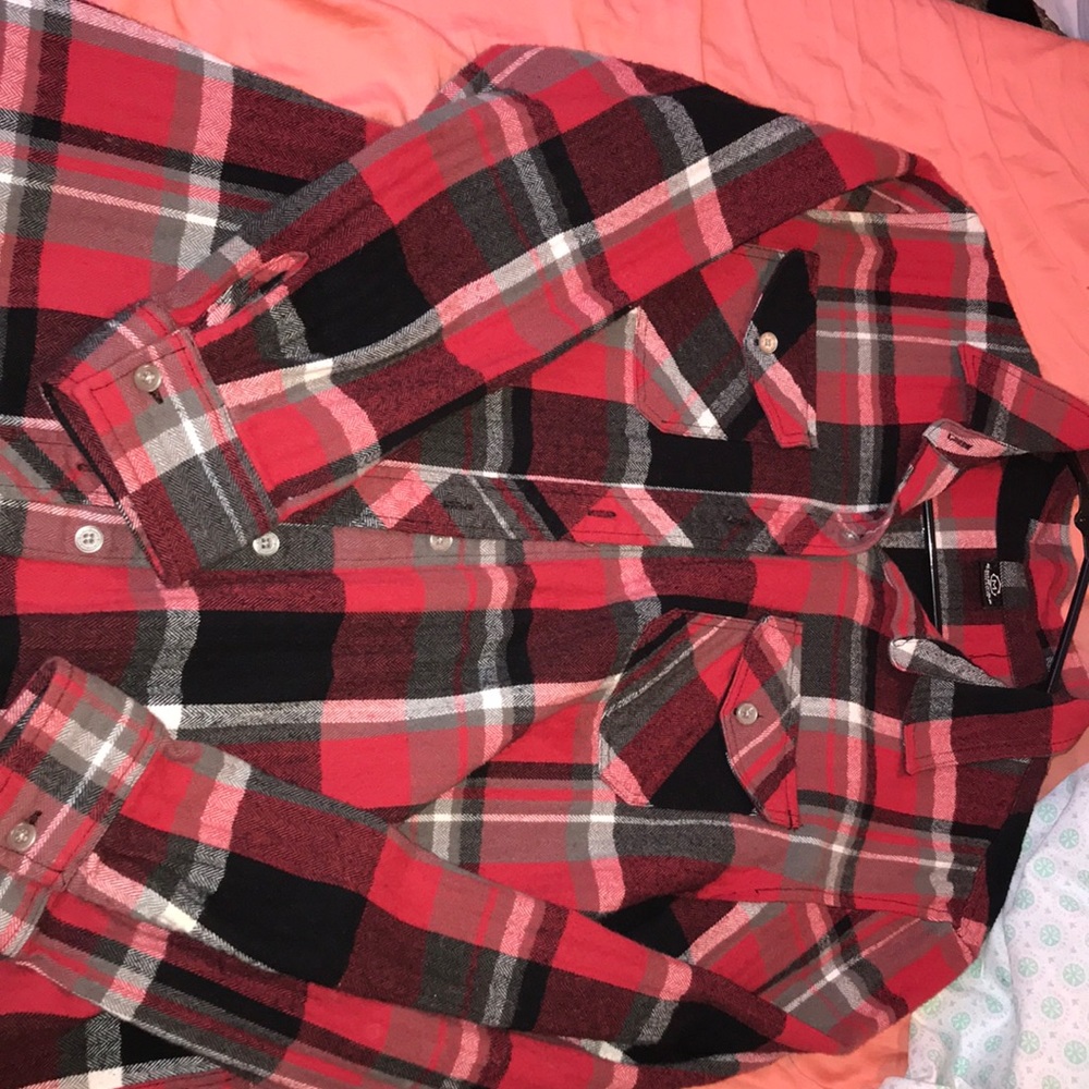 Red and black flannel